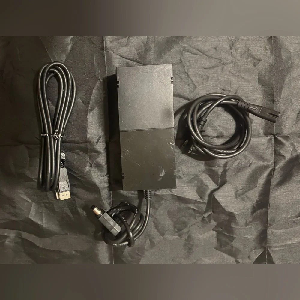 Xbox Black Gaming Console with Cables